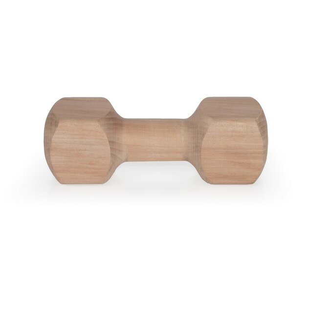 Drevená činka 21cm - jiný úhel (1)