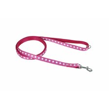 Vodítko dotty 15mm x 150cm ružová