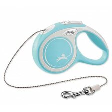 Vodítko Flexi New Comfort M lanko 5 m svetlomodré (do 20 kg)