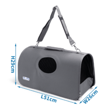 Nobleza taška na prenos zvierat M 51 x 26 x 29 cm sivá