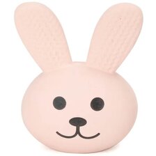 Nobleza latextová pískacia hračka ružový králik 8,5 cm