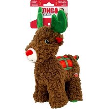 Hračka Kong Dog Holiday Sherps Reindeer s pískatkom M