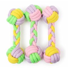 Farebná lanová činka 20 x 6 x 6 cm