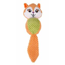 Hračka plyšová veverička 37x12x8cm