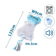 Nobleza plyšová kosť s uzlom 23 cm