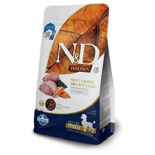 Farmina N&D Dog Brown adult mini spirulina & carrot, lamb 2kg