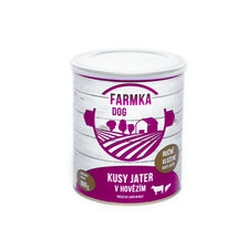 FARMKA DOG konzerva 800g s pečienkou