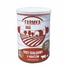 FARMKA DOG konzerva 800g so svalovinou