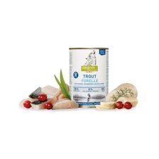 ISEGRIM dog Adult Trout with Parsnip, Cranberries & Wild Herbs 800 g konzerva