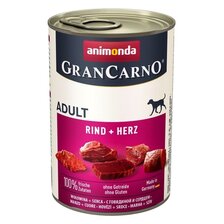 Konzerva GranCarno hovädzie s morčacími srdiečkami 400g