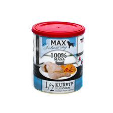 MAX konzerva 1/2 kuraťa s lososom 800g