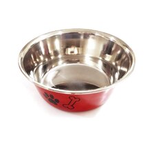 Nobleza miska M 0,8L červená