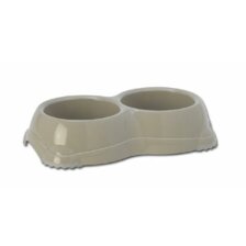 Smarty dvojmiska 2x645ml sivá