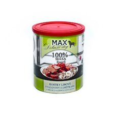 MAX konzerva 800g kocky prémiovej svaloviny s držkami