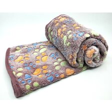 Nobleza deka plyšová fialová 100x80 cm