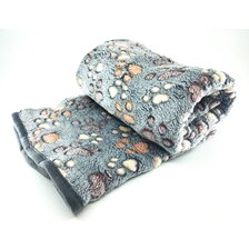 Nobleza deka plyšová sivá 100x80 cm