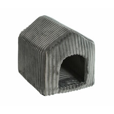 Búda Stripe 42x40x40cm sivá