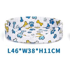 Nobleza Pelech molitanový svetlo sivý s kostičkami a labkami 46 x 38 x 11 cm