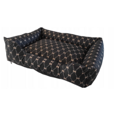 Pelech čierny Monogram labka L 100cm