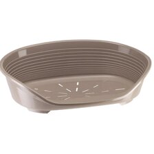 Plastový pelech Siesta deluxe 12 hnedosivý