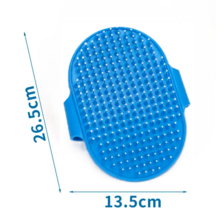 Nobleza vyčesávací ovál s vysokými ostňami modrý 26.5 x 13.5 cm