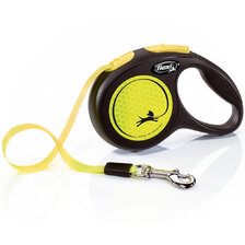 Vodítko Flexi New Neon XS páska 3m žlté do 12kg