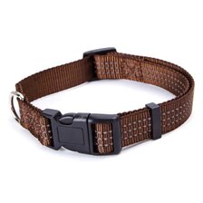 Nobleza obojok nylonový reflexný 2 x 35 - 50 cm hnedý