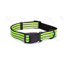 Nobleza Obojok s reflexným pruhom neon zelený 25-40 cm x1,5 cm