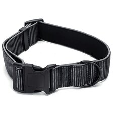 Reflexný obojok XXL 5cm x 60-80 cm čierny