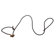 Moxon vodítko z guľatej kože s parohovým dorazom 6mm cca 120cm hnedé