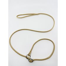 Výstavné vodítko CLASSY 6mm sťahovacie s brzdou béžové