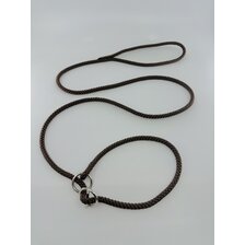 Výstavné vodítko CLASSY 6mm sťahovacie s brzdou hnedé