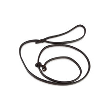 Výstavné vodítko koža 6mm dĺžka 120cm s dorazom hnedé