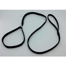 Výstavné vodítko so štipcom ploché čierne