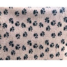 Deka VetBed Classic hnedá + čierna labka