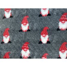 Deka Vetbed Limited sivá + vianočný škriatok