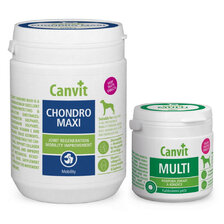 Canvit balíček - Canvit Chondro Maxi pre psy 166 tbl 500g Canvit Multi pre psy 100 tbl 100g