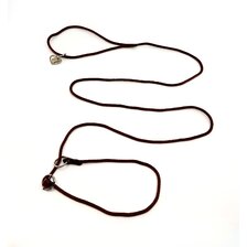 Výstavné vodítko PROFI 150cm 4mm čokoládová so stopom