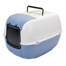 Ferplast Prima Cabrio toaleta 39,5 × 52,5 × 38 cm pre mačky modrá