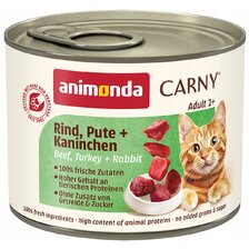 Animonda Carny Cat Adult morka, kura a králik 200g