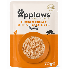 APPLAWS Cat Pouch Chicken with Liver in Jelly 70g