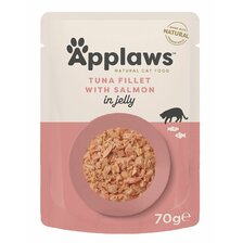 APPLAWS Cat Pouch Tuna Fillet with Salmon in Jelly 70g
