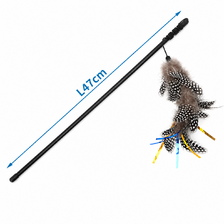 Nobleza udica pre mačky s pierkami 47cm