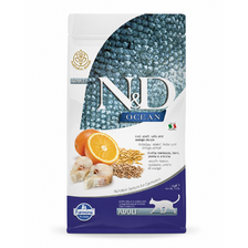 Farmina N&D cat OCEAN (AG) adult, codfish, spelt, oats & orange 1,5 kg