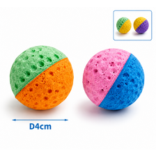 Nobleza penové loptičky 4 cm hračka pre mačku 2 ks/set
