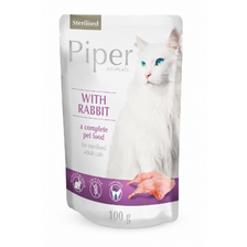 Piper Cat kapsička Sterilised RABBIT 100g s králikom