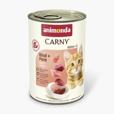 Animonda Carny Cat Kitten hovädzie s morčacím 400g