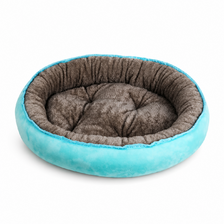 PELECH OKRÚHLY MODRO SIVÝ 75cm XXL + LETNÁ PODLOŽKA