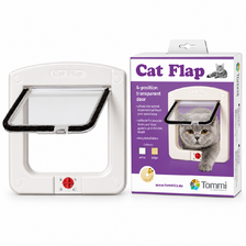 Cats Flap - dvierka pre mačku, biele
