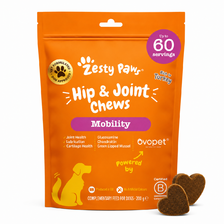 Zesty Paws Hip & Joint Chews (60 ks) – funkčný doplnok stravy pre psov na podporu kĺbov